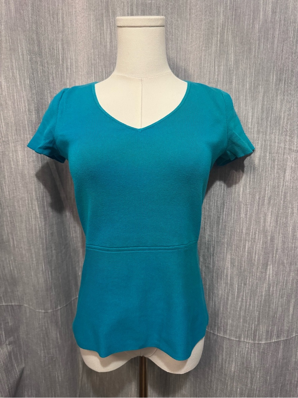 Ann Taylor Knit Peplum Top - Size SP